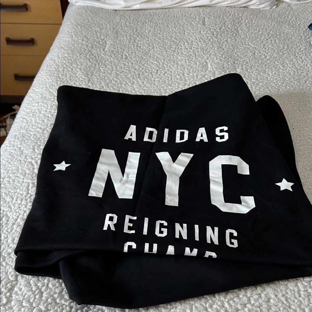 Adidas Black and White NYC Reigning Champ  blanket